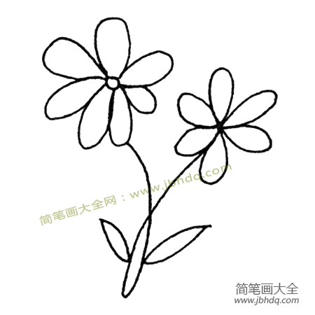 简单的植物简笔画 小花简笔画图片