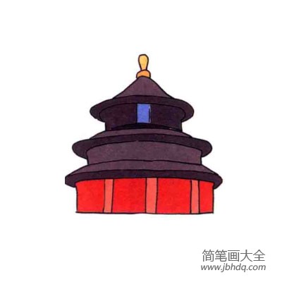 四步画出可爱简笔画 北京央视大楼