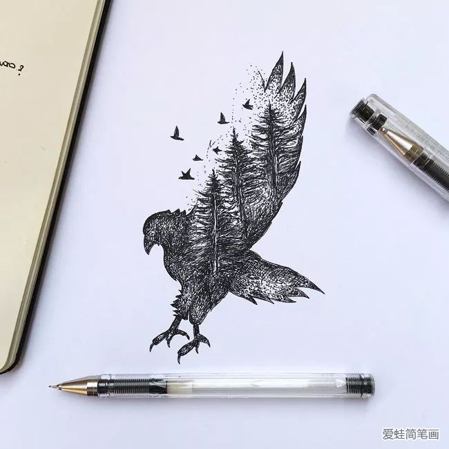 创意手绘动物插画欣赏9