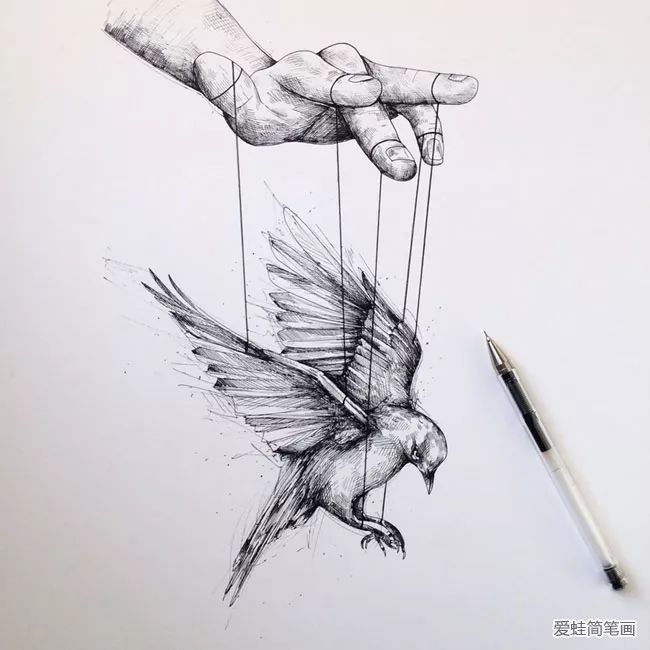 创意手绘动物插画欣赏8