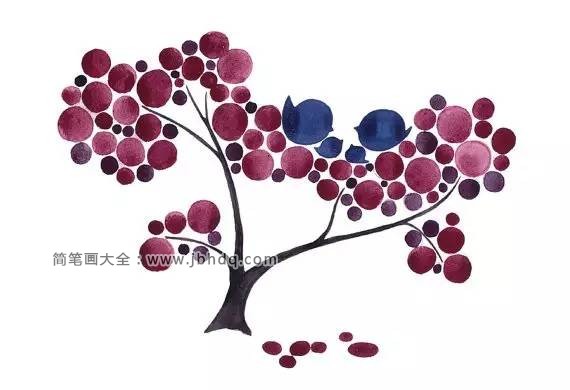 小清新的大树插画设计16