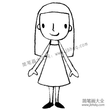 7.画头发。