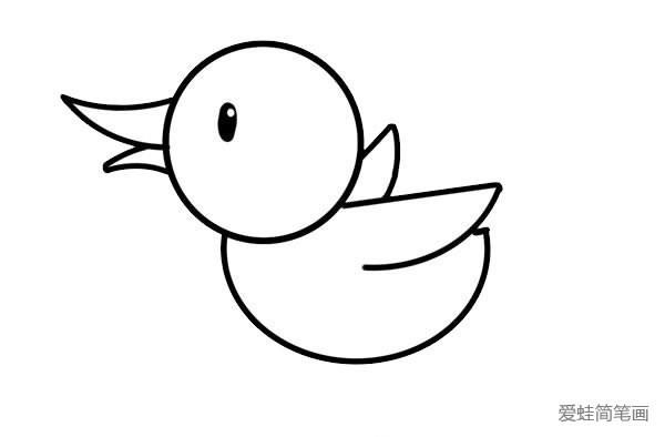小鸭子简笔画