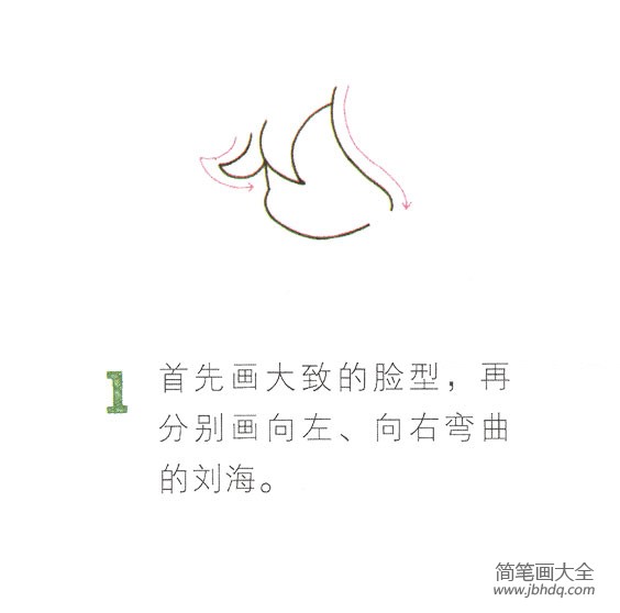 购物的小女孩简笔画