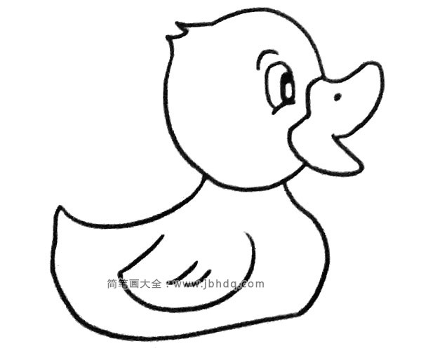 卡通小鸭子简笔画图片4