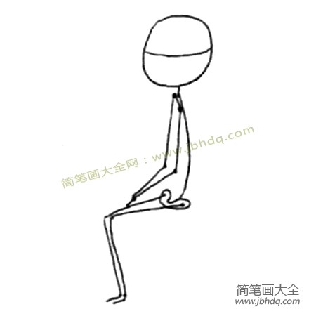 1.用点、线画出人物动作轨迹