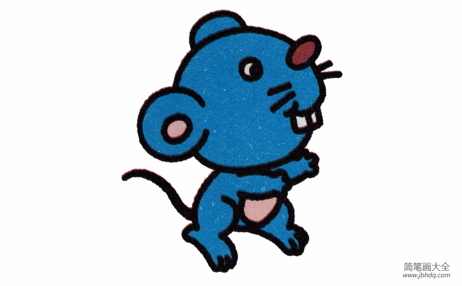 老鼠简笔画画法