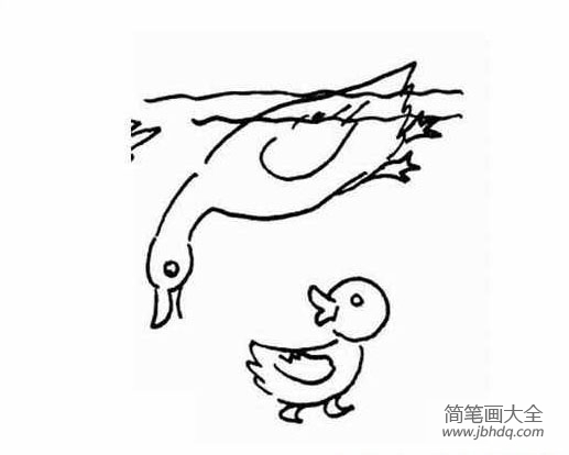 鸭子简笔画大全