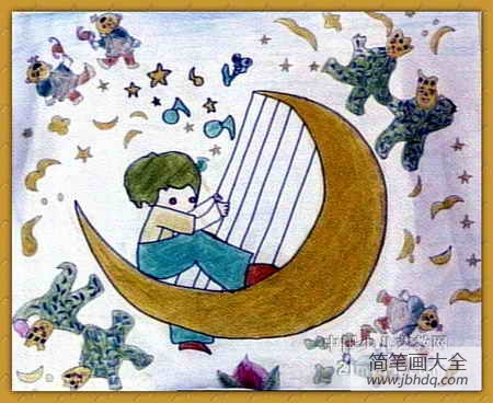 儿童装饰画 月光曲