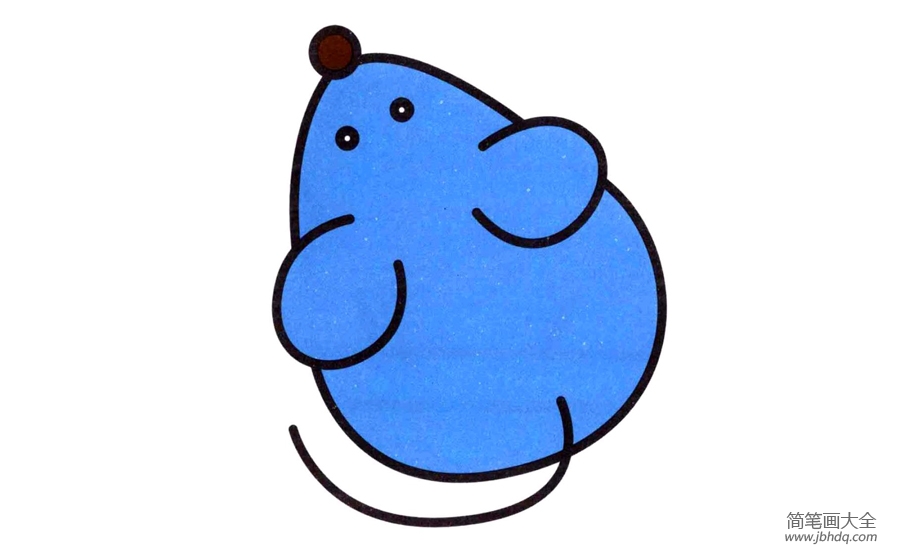 幼儿小老鼠简笔画图片