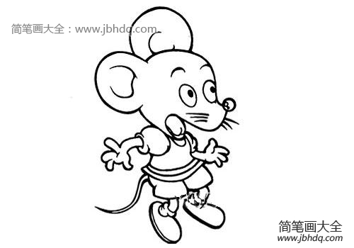 老鼠简笔画图片