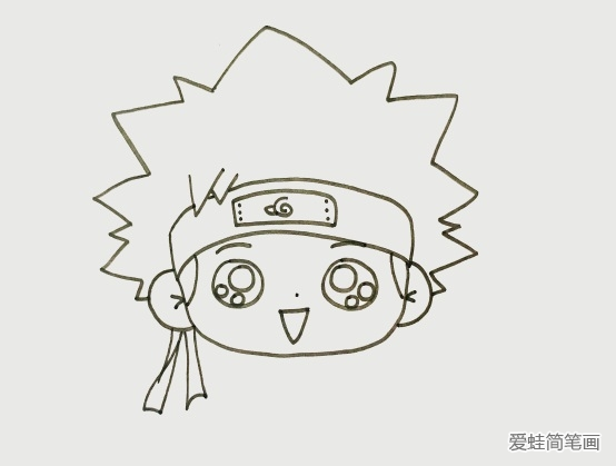 鸣人怎么画全身