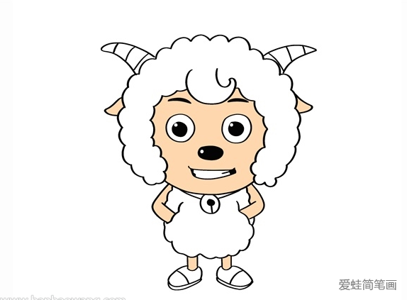 喜羊羊怎么画