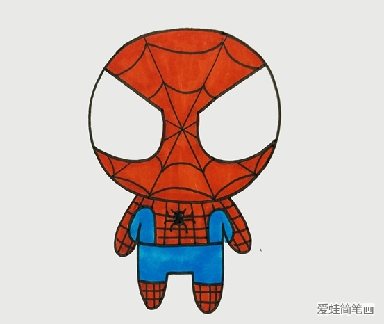 蜘蛛侠的画法