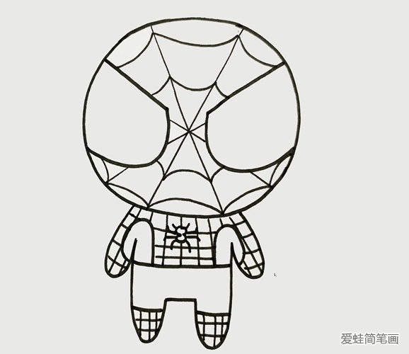 蜘蛛侠的画法