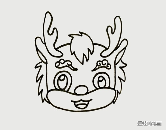 简单的麒麟怎么画