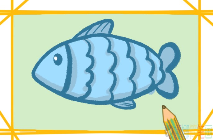 生动形象的小鱼简笔画
