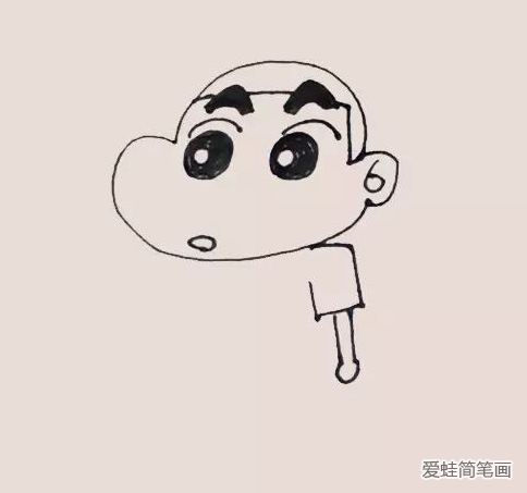 蜡笔小新简笔画