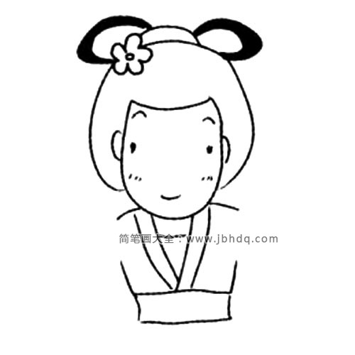 6.画出仙女的上衣。