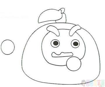 果宝特攻卡通简笔画/儿童简笔画 果宝特攻卡通简笔画
