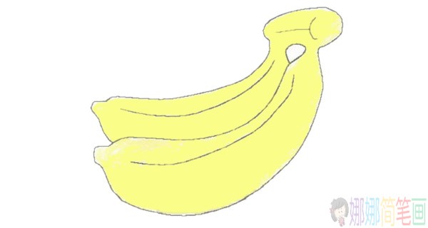 香蕉简笔画,香蕉怎么画
