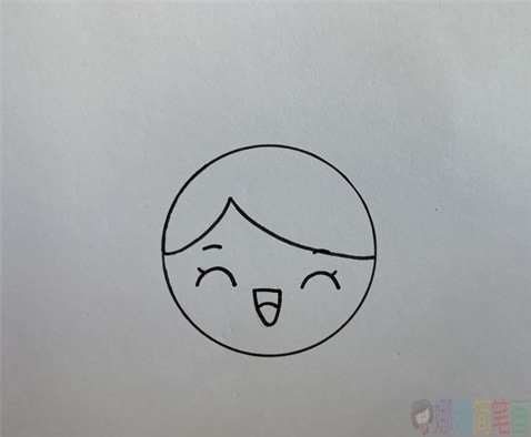 英语老师小朋友简笔画画法
