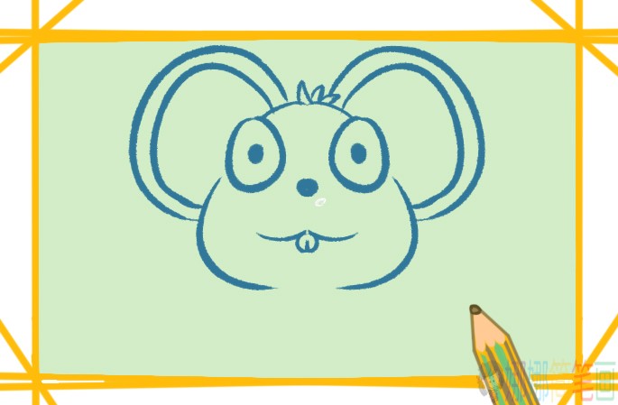 可爱的Q版小老鼠简笔画图片