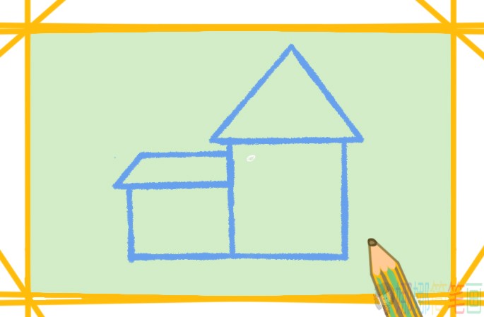 简单的小房子简笔画