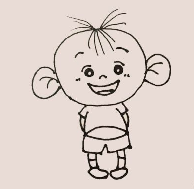 大耳朵图图简笔画