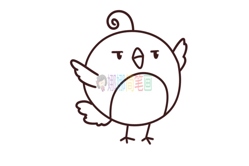 小鸟简笔画图片,简单的小鸟涂色模板 小鸟简笔画图片,简单的小鸟涂色模板