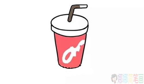 简笔画，简单的可乐饮料-简笔画画法图片步骤