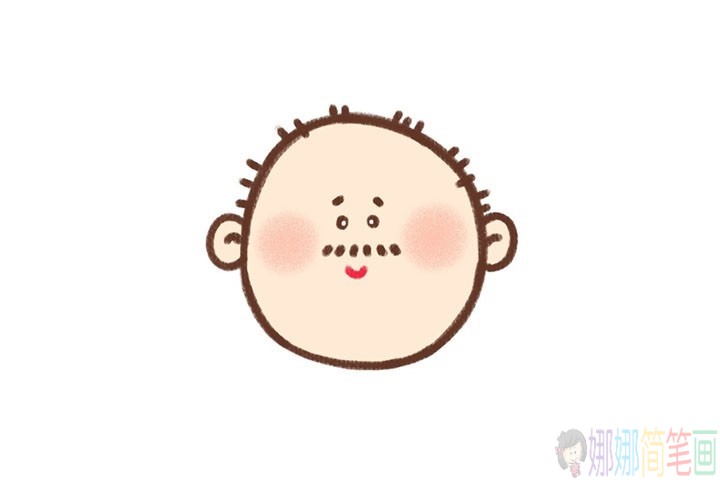 简单可爱的人物头像简笔画