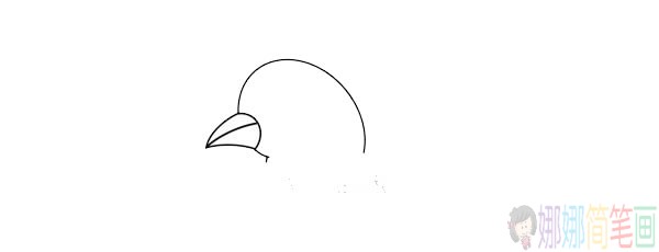 漂亮的鸽子简笔画画法步骤图片