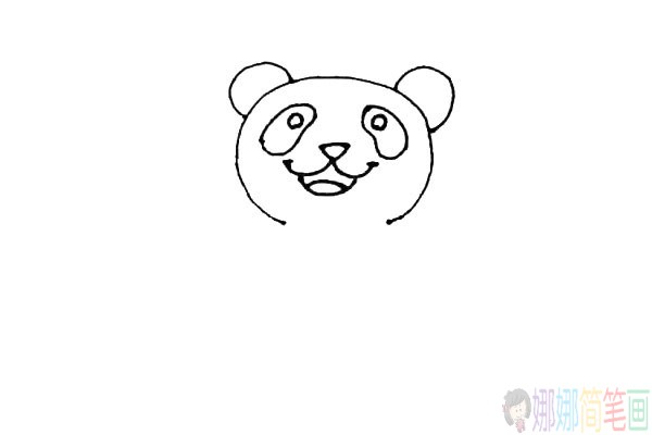 简单好画的大熊猫简笔画