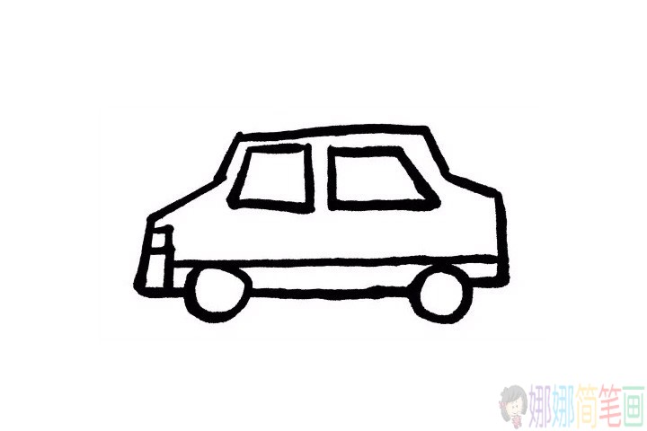 出租车怎么画,出租车的画法