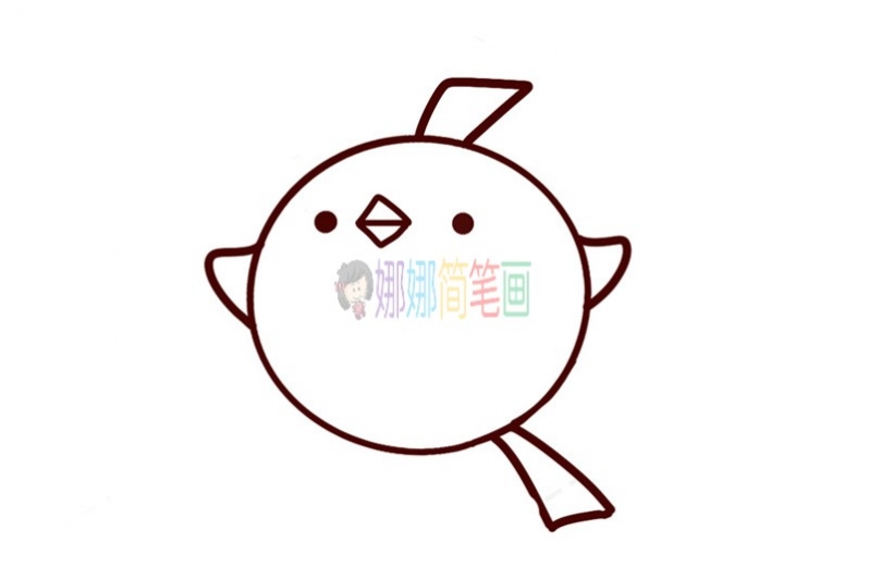 小鸟简笔画图片,简单的小鸟涂色模板 小鸟简笔画图片,简单的小鸟涂色模板