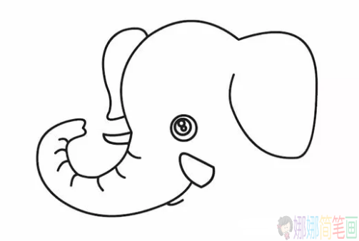 大象儿童简笔画图片