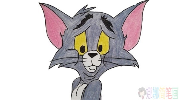 汤姆猫动画人物简笔画