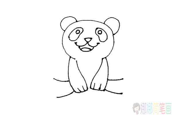 简单好画的大熊猫简笔画