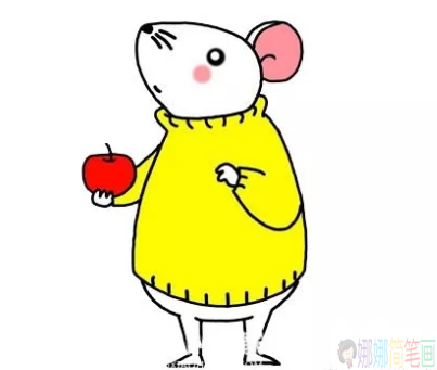 鼠年生肖怎么画,小老鼠简笔画