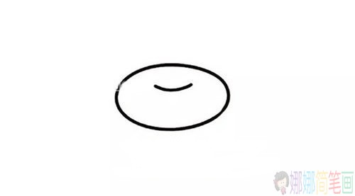 甜甜圈怎么画,甜甜圈简笔画图片