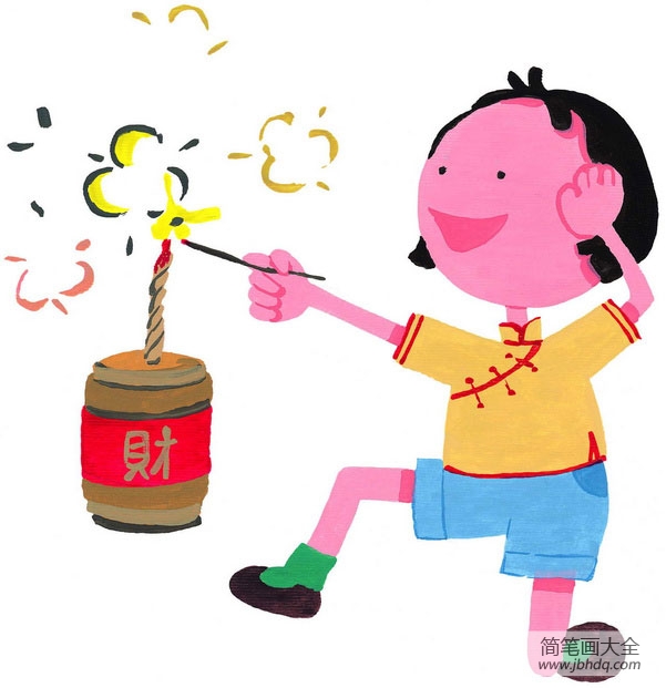 放鞭炮