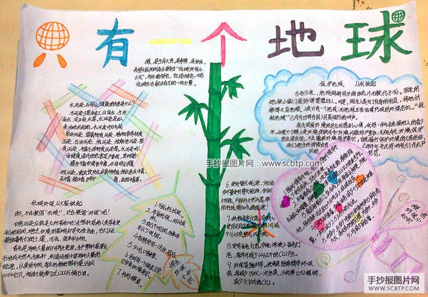 只有一个地球,请善待地球