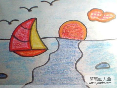 海上日出
