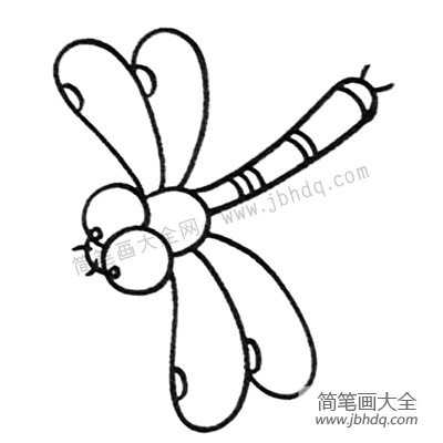 4.透明翅膀画两边
