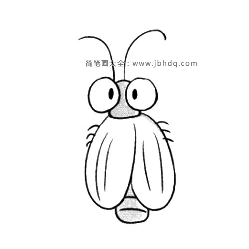 卡通蟑螂简笔画图片
