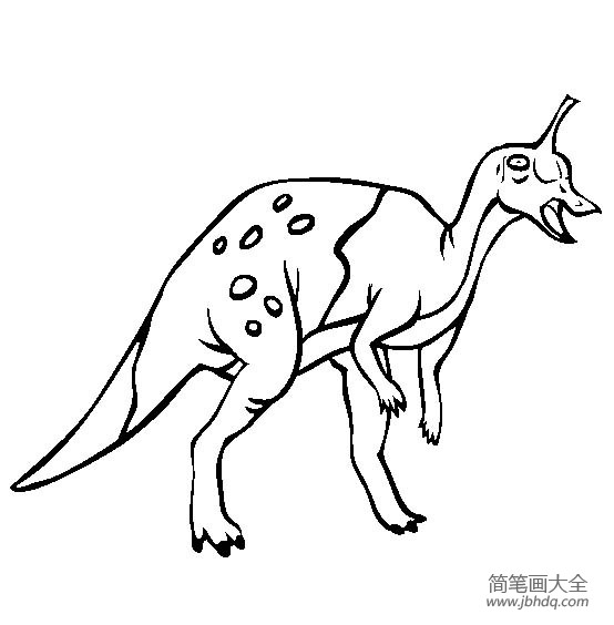 恐龙图片大全 青岛龙简笔画图片