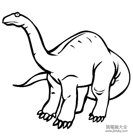 恐龙图片大全 雷龙简笔画图片