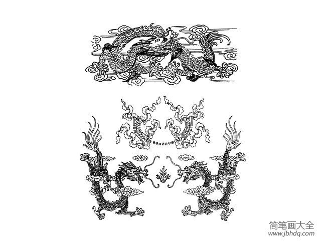 龙的简笔画 如何画中国龙