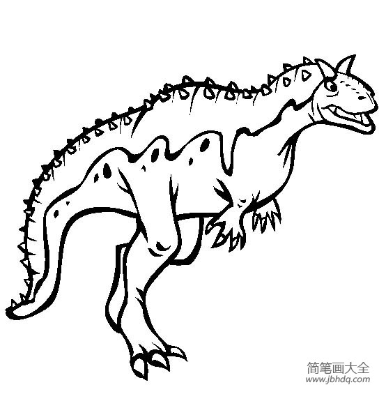 恐龙图片大全 食肉牛龙简笔画图片